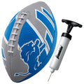 Franklin Sports Nfl Detroit Lions Football - Youth Football - Mini 8.5'' Rubber Ball - Perfect For Kids - Team Logos And Colors