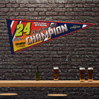 Rico Industries Nascar Racing 2025 Daytona 500 Champion 12'' X 30'' Felt Wall D  Cor Pennant - Great For Home/Bed Room/Man Cave