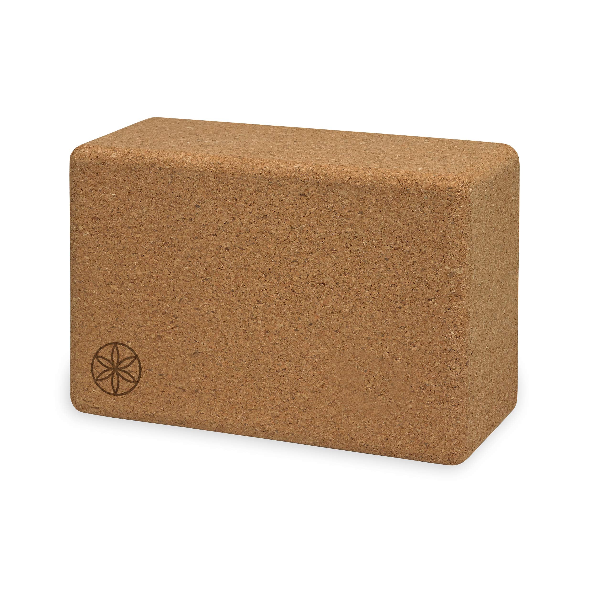 Gaiam Sol Natural Cork Yoga Block , 4-Inch X 6-Inch X 9-Inch