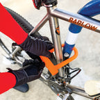 Ottolock Sidekick Compact U-Lock | Lightweight Silicone-Coated Bike Lock (Black)