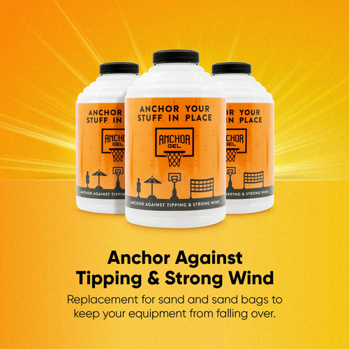 Anchorgel Polymer, Replacement For Sand And Sand Bags To Keep Portable Basketball Hoops, Patio Umbrellas & Other Equipment With