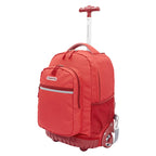 Travelers Club 18 Rolling Backpack with Shoulder Straps, Red