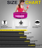 Rad Weight Lifting Belts Powerlifting And Weightlifting Belt With Lever Buckle, 10Mm (Pink, Xl)
