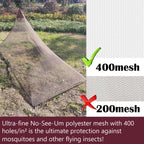 Aventik Edsrdluz 400 Fine Meshes Triangular Outdoor Camping Mosquito Net For Camping Bed Compact, Bug Net With Carry Bag 87'' X