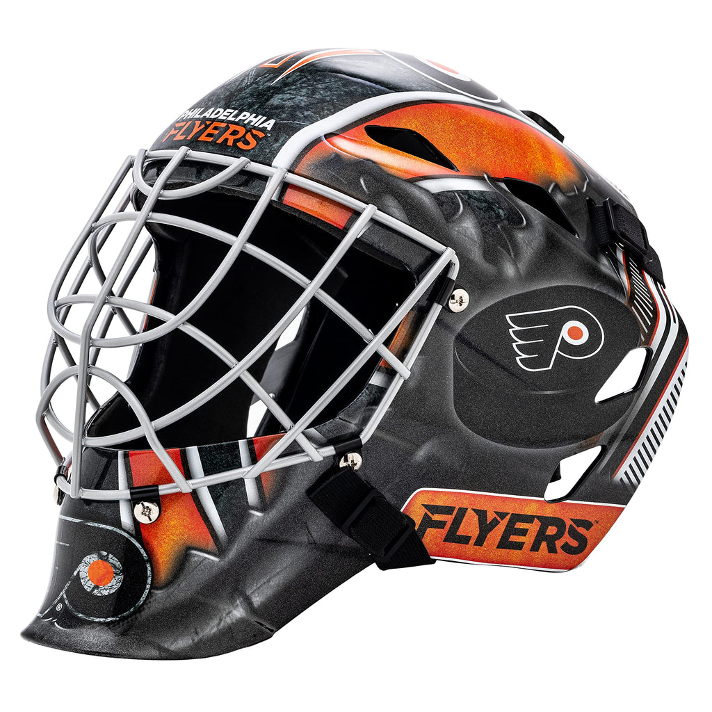 Franklin Sports Nhl Philadelphia Flyers Hockey Goalie Face Mask - Goalie Mask For Kids Street Hockey - Youth Nhl Team Street Hoc