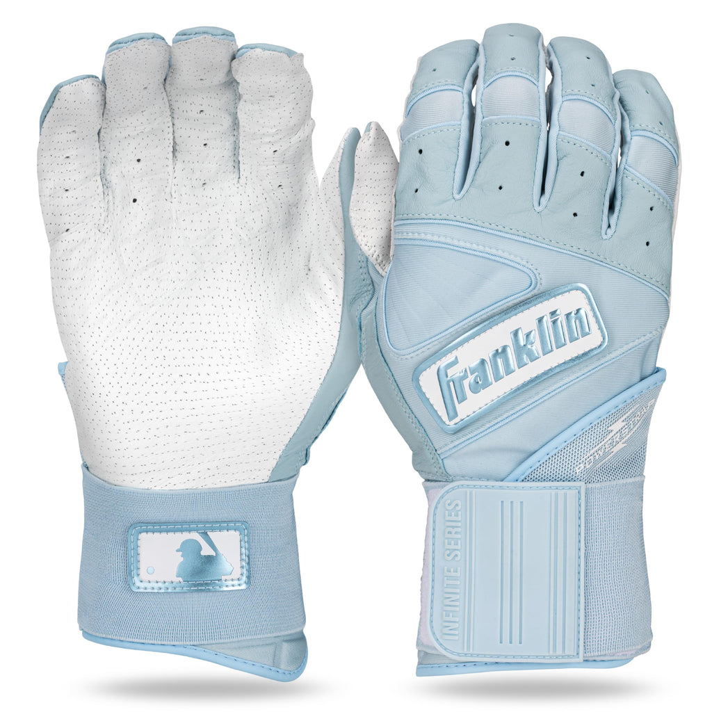 Franklin Sports Mlb Batting Gloves - Infinite Powerstrap Baseball + Softball Batting Gloves - Durable Full Wrap Cage Practice Gl