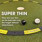 Eyeline Golf Target Circle - 3 Ft Diameter Target Circle As Training Aid - Ideal For Chipping And Pitching - Super Thin With Fol