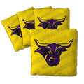 YouTheFan Officially-Licensed NCAA Minnesota State Mavericks Set of 4 Cornhole Bags - All Weather Regulation 6    x 6    Size - 