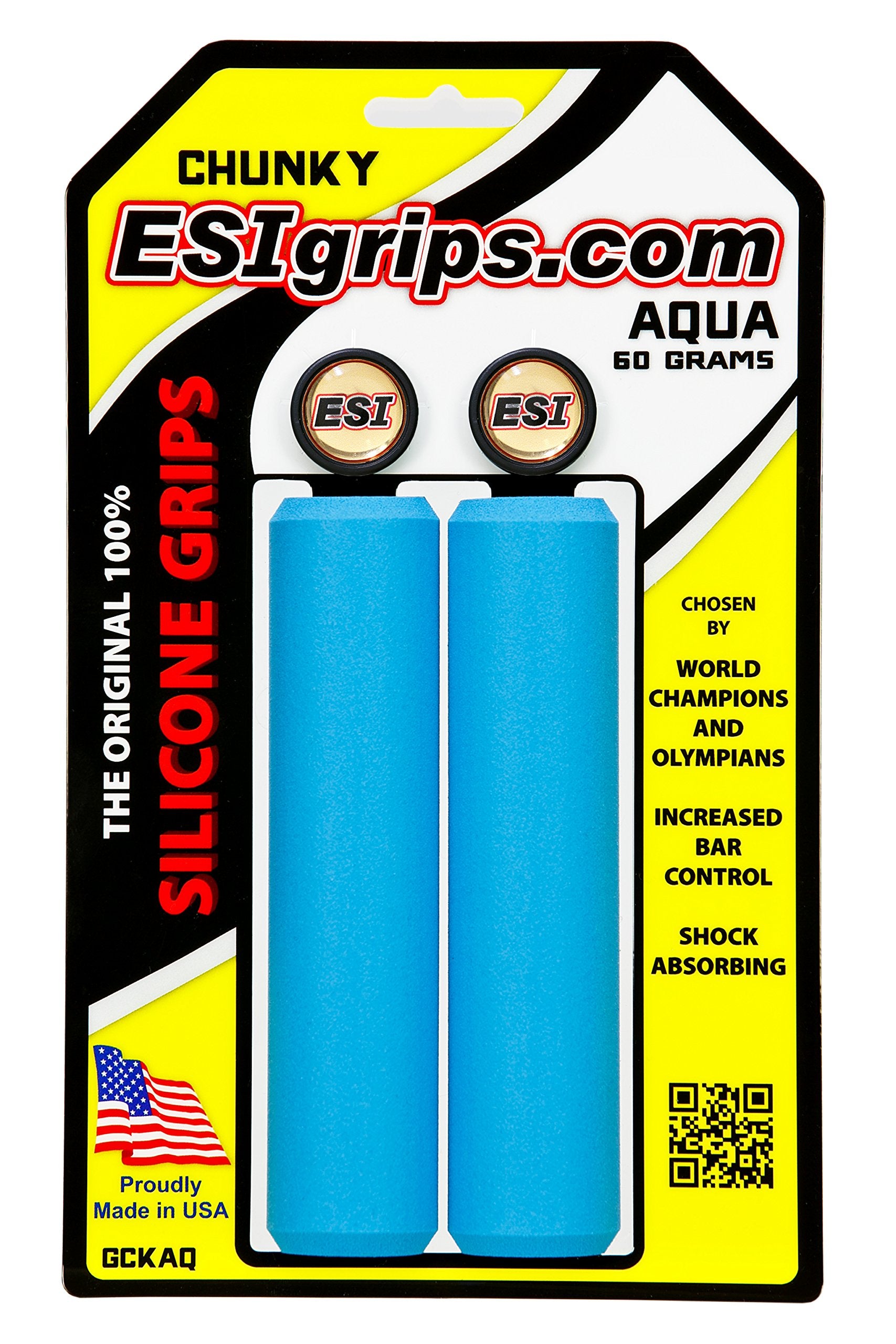 Esi Grips Chunky Mtb Grip, Aqua