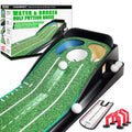 CHAMPKEY Professional Hazard Golf Putting Green Come with Golf Putting Gates and Putting Mirror - Progressive Slope Tech and Noi