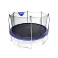 Skywalker Trampoline Outdoor 15 Ft. Jump N Dunk Round Outdoor Trampoline with Net, Mat, and Basketball Hoop for Trampoline - BOX