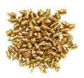 Ecospikes Stainless Steel Track And Cross Country Spikes (1/4'' Gold, 100X)