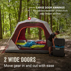 Coleman Skylodge 6-Person Instant Camping Tent, Blackberry