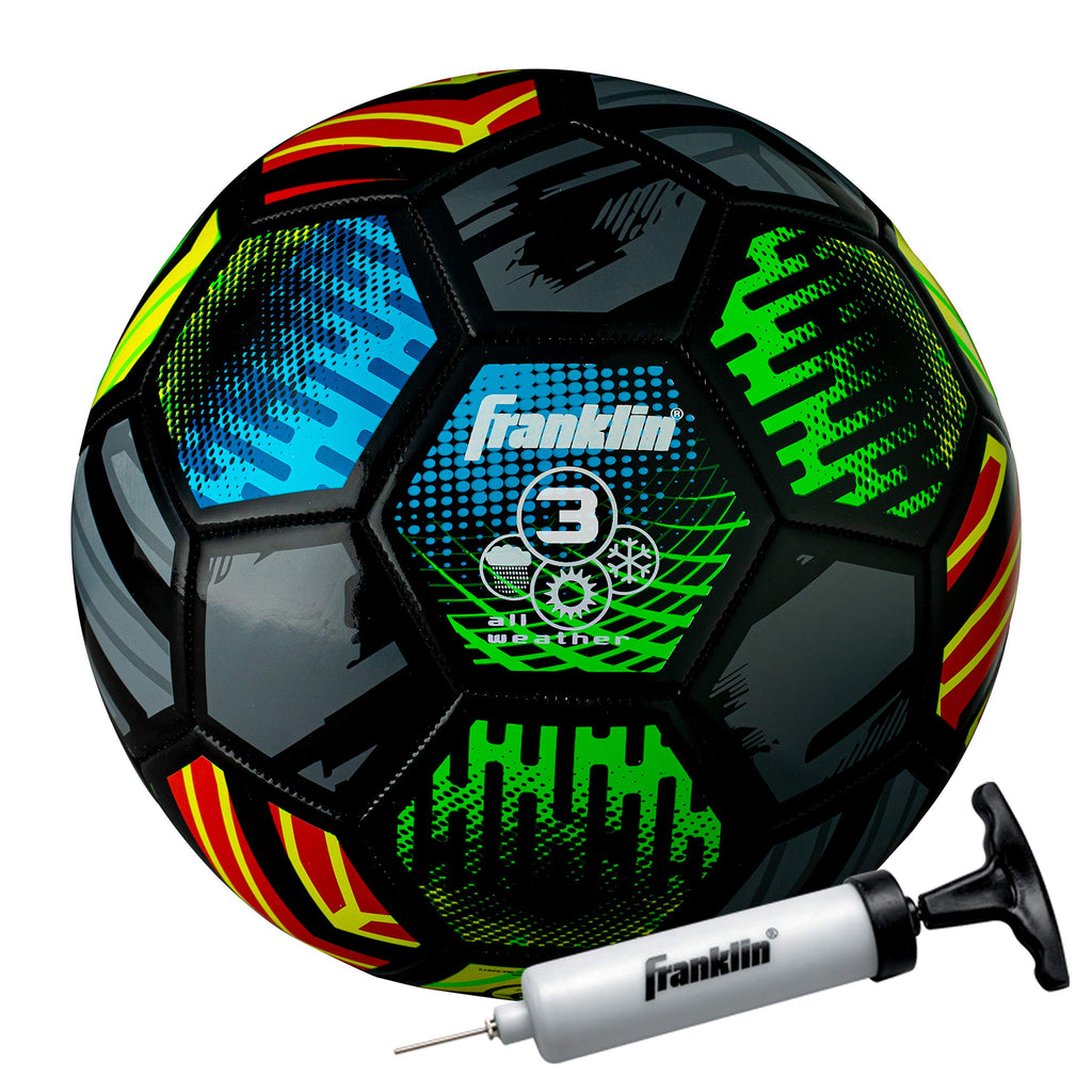 Franklin Sports Mystic Kids Soccer Ball - Size 4 Youth Soccer Ball - Soft Cover - Great For Kids And Toddlers - Air Pump Include