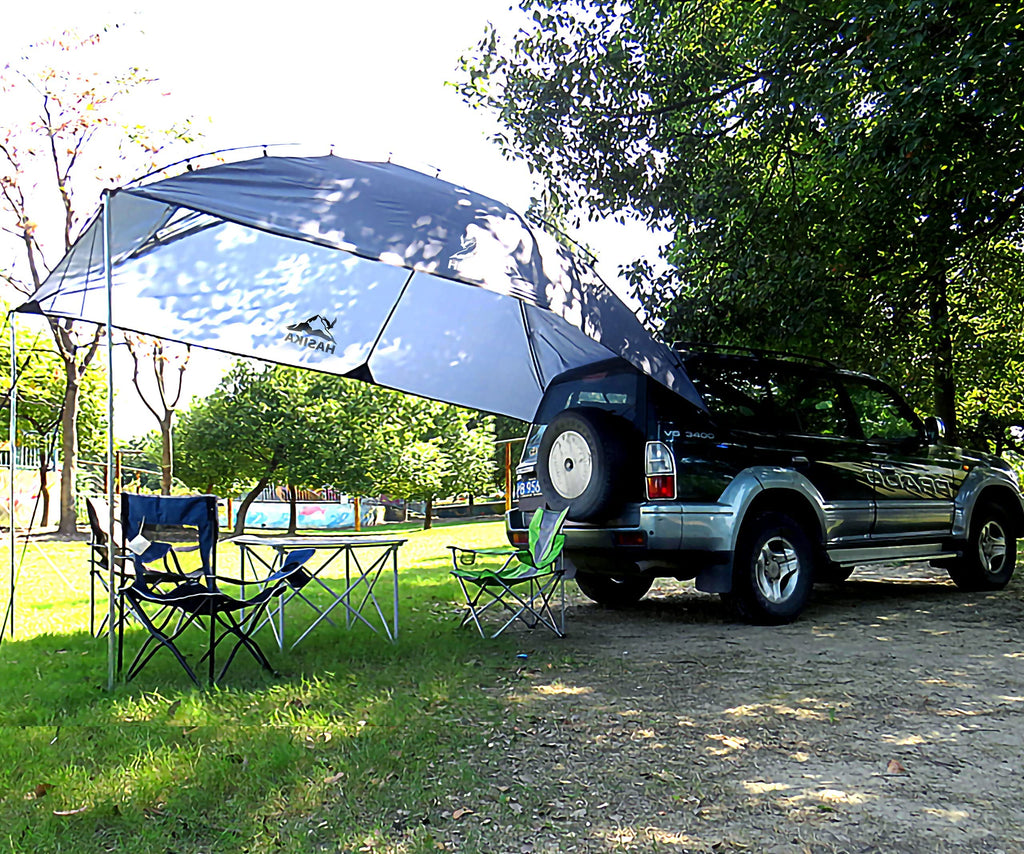 Versatility Camping Tent For Truck Bed,Suv Rving, Van,Trailer And Overlanding Portable Teardrop Awning Canopy Tear Resistant Tar