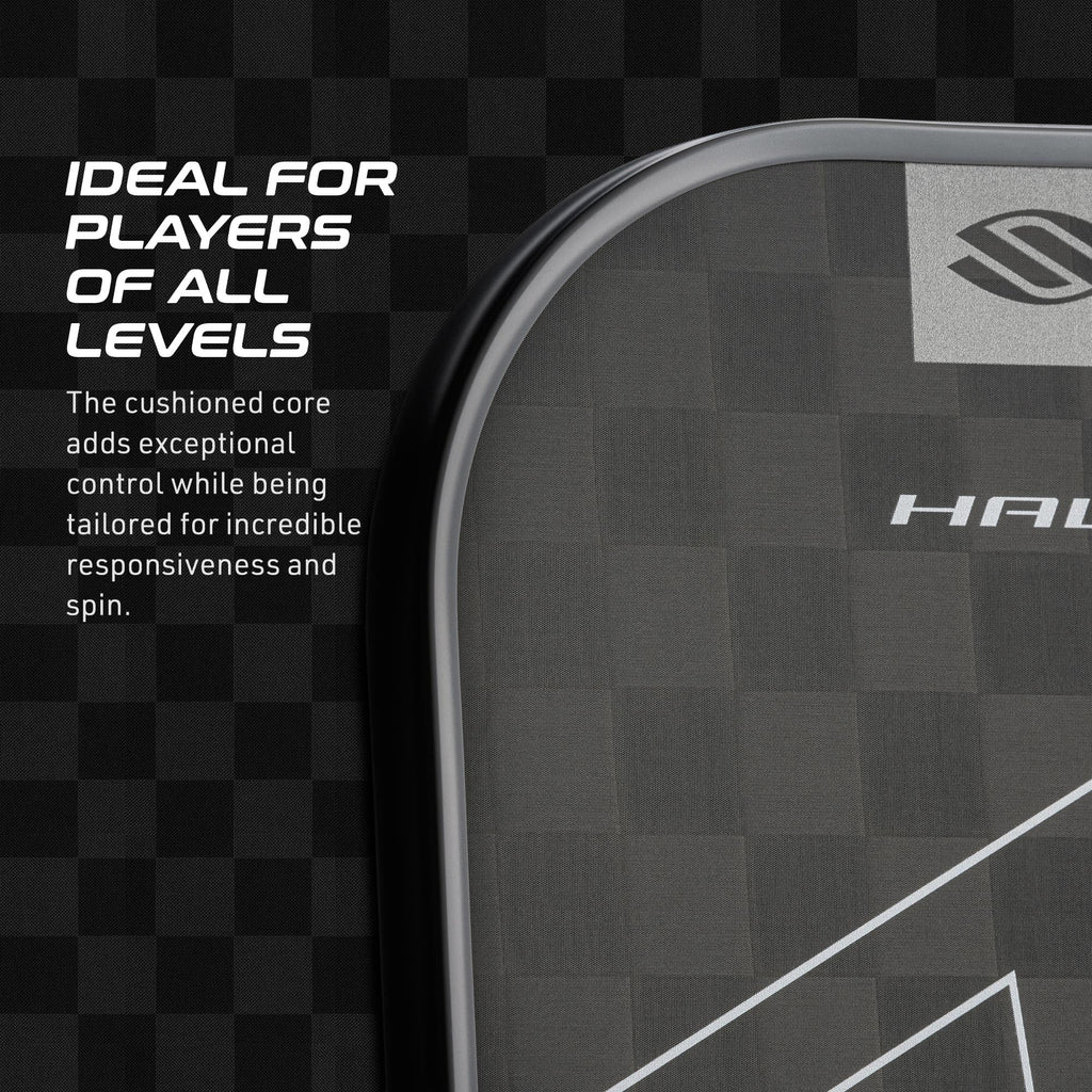 Selkirk Slk Halo Control Xl Pickleball Paddle | Raw Carbon Fiber Pickleball Paddle With A Rev-Core Power Polymer Core | The Pick