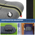 Hikenture Camping Pillow Ultralight, Inflatable Pillows With Removable Cover, Compact Portable Backpacking Pillow, Ergonomic Blo