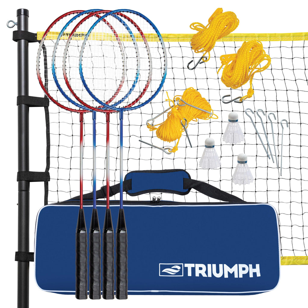 Triumph Competition Badminton Set With Steel Construction