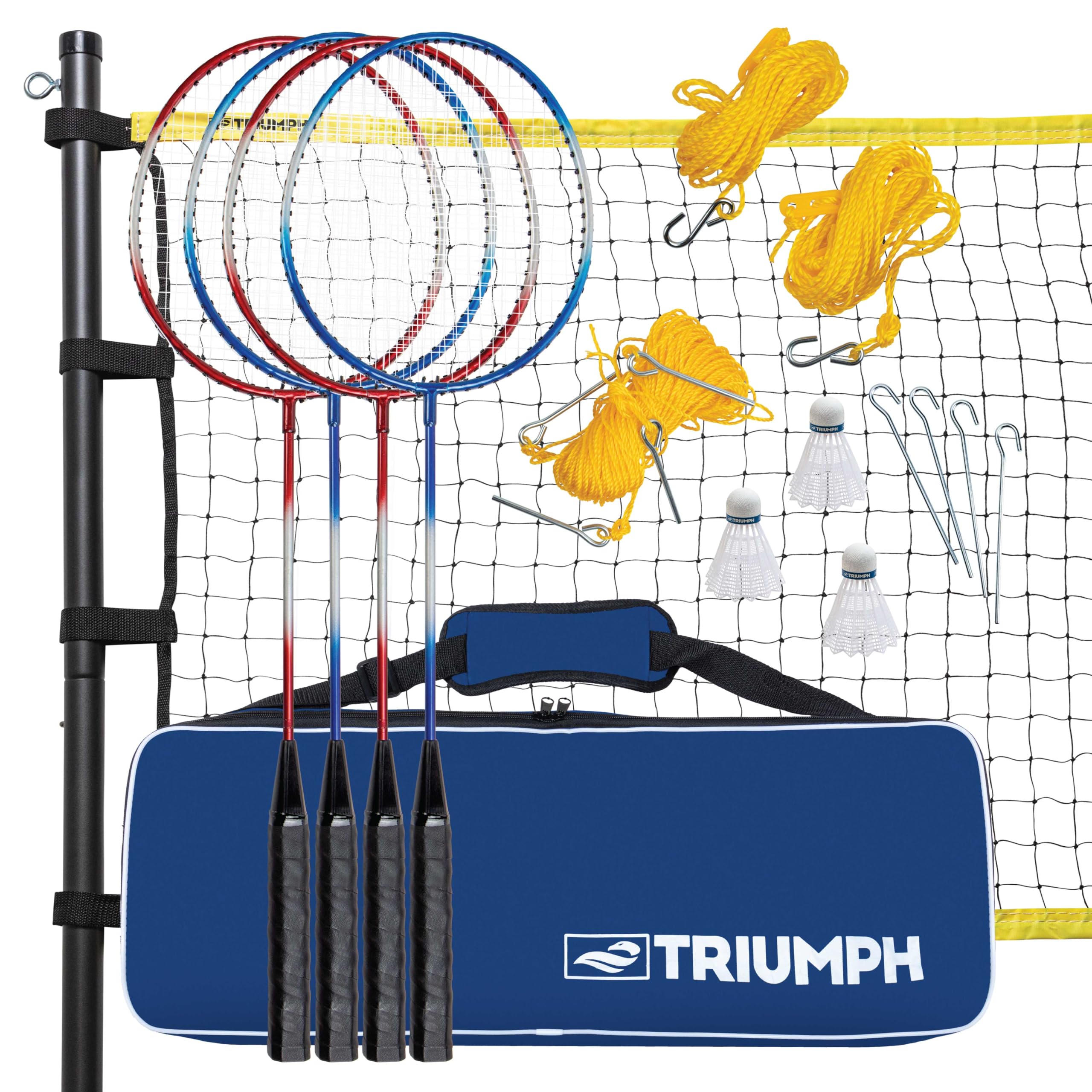 Triumph Competition Badminton Set With Steel Construction