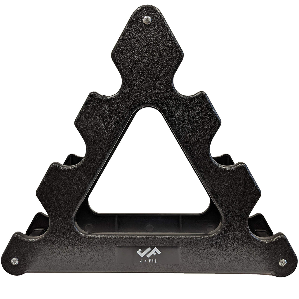 Jfit Dumbbell Tree Rack, Black - Holds Up To 40 Lbs Of Dumbbells, No Weights