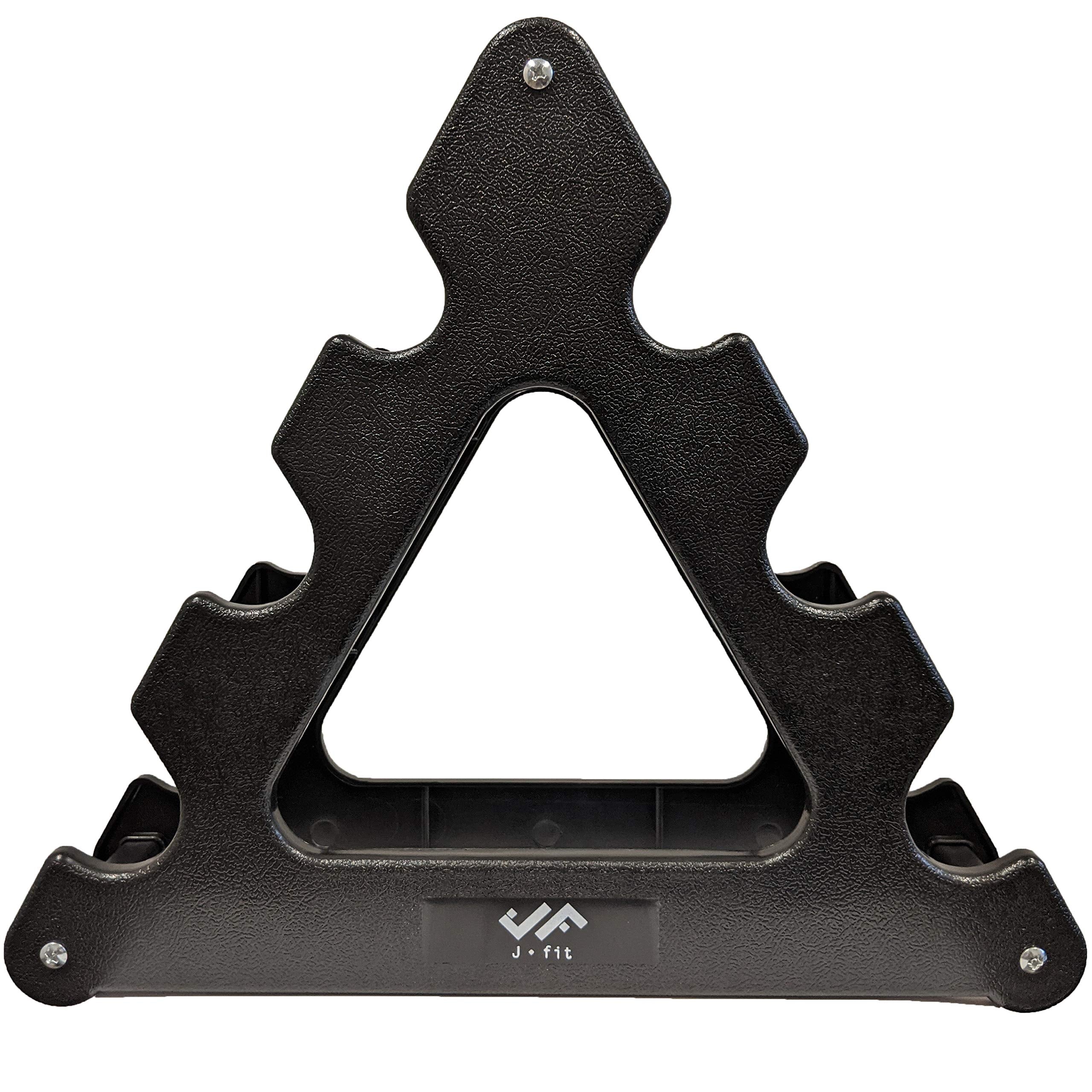Jfit Dumbbell Tree Rack, Black - Holds Up To 40 Lbs Of Dumbbells, No Weights