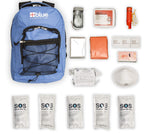 Blue Coolers Blue Seventy-Two  72 Hour Emergency Backpack Survival Kit For 1 Person  Survival Kit For Wildfires, Earthquakes, To
