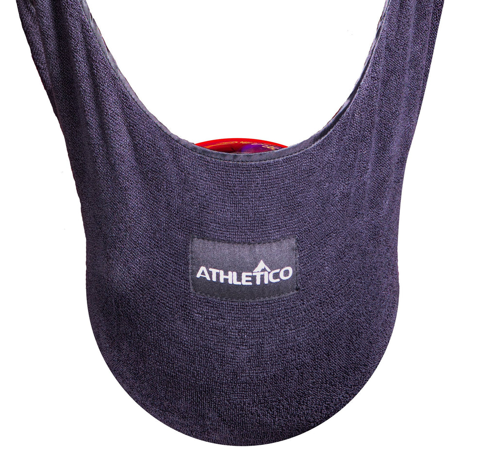 Athletico Microfiber Bowling See Saw - Towel To Polish Your Bowling Ball With See-Saw Shammy (Black)