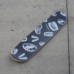 Turbo 9 X 33 Inch Skateboard Grip Tape Sheet Iron Traps