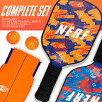 Nerf Tabletop Pickleball Set - Mini Tabletop Pickleball Game - Retractable Net Up To 5 Feet - Fits Most Tables