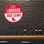 Rico Industries Ncaa Louisiana-Lafayette Ragin Cajuns Classic Shape Cut Pennant - Home And Living Room D  Cor - Soft Felt Ez To