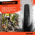 Maxxis Aggressor Exo/Tr Tire (Black, 27.5''X2.50 (2 Pack))