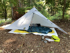 Six Moon Designs Deschutes Ultralight Backpacking Tarp 13 Oz Solo Tarp - Gray