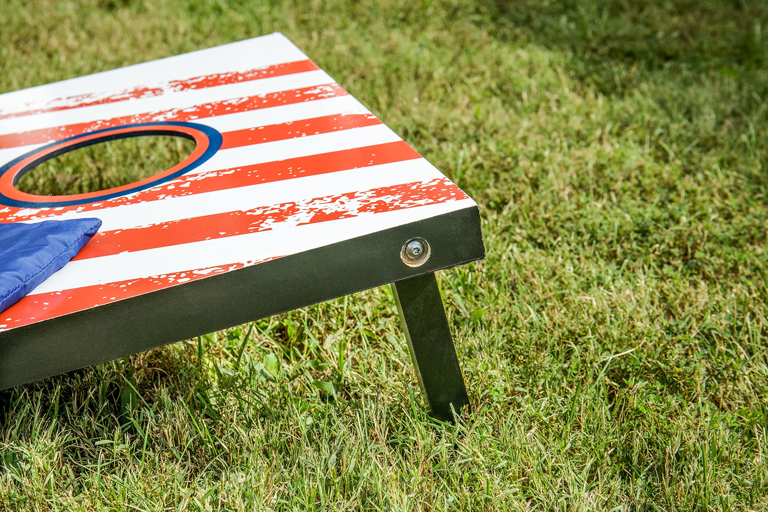 Triumph Sports Triumph Patriotic Classic 2X3 Cornhole Set - Includes 2 Patriotic Boards, 8 All-Weather Cornhole Bags