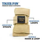 Tiger Paw Authentic Gymnastics Wrist Supports (Sold In Pairs) - Original Competition-Grade Gymnastics Wrist Guards, Wrist Suppor