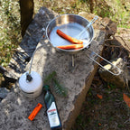 Fire-Maple Antarcti 8 Frying Pan | Sus 304 Stainless Steel Skillet | Durable And Easy To Clean | Ideal For Camping Fishing Bushc
