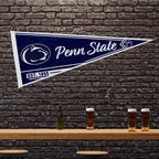 Rico Industries Ncaa Penn State Nittany Lions - Psu Classic 12'' X 30'' Felt Wall D  Cor Pennant - Great For Home/Bed Room/Man C