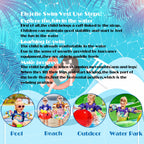 Elejolie Toddler Swim Vest For Child Learn Swiming Training,Infant Safety Swimmies Aid Jacket For Kids 2 3 4 5 6 Years Old,Arm W