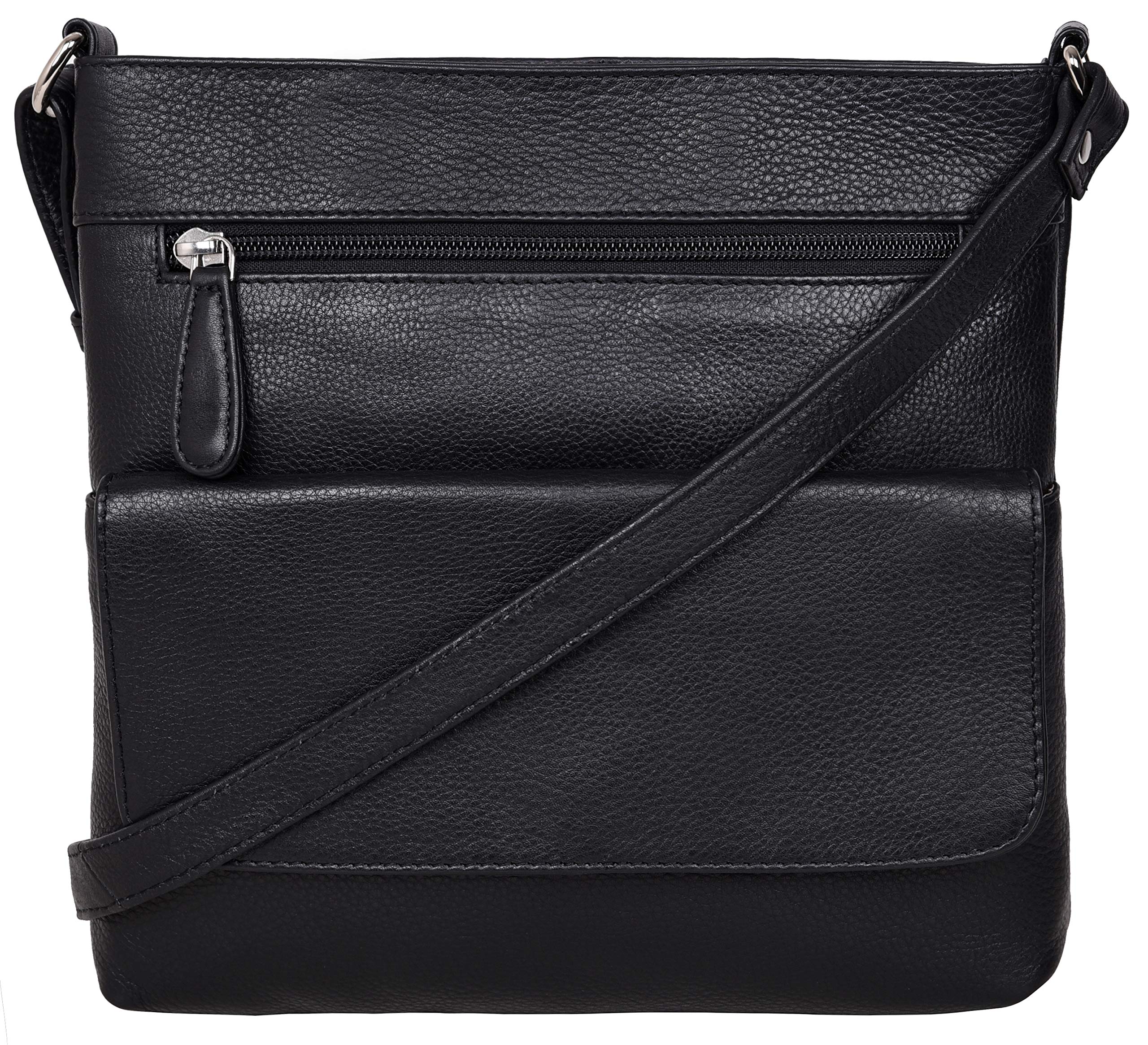Urban Forest Troy Black Messenger Bag For Men