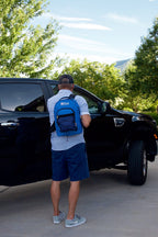 Blue Coolers Blue Seventy-Two  72 Hour Emergency Backpack Survival Kit For 1 Person  Survival Kit For Wildfires, Earthquakes, To
