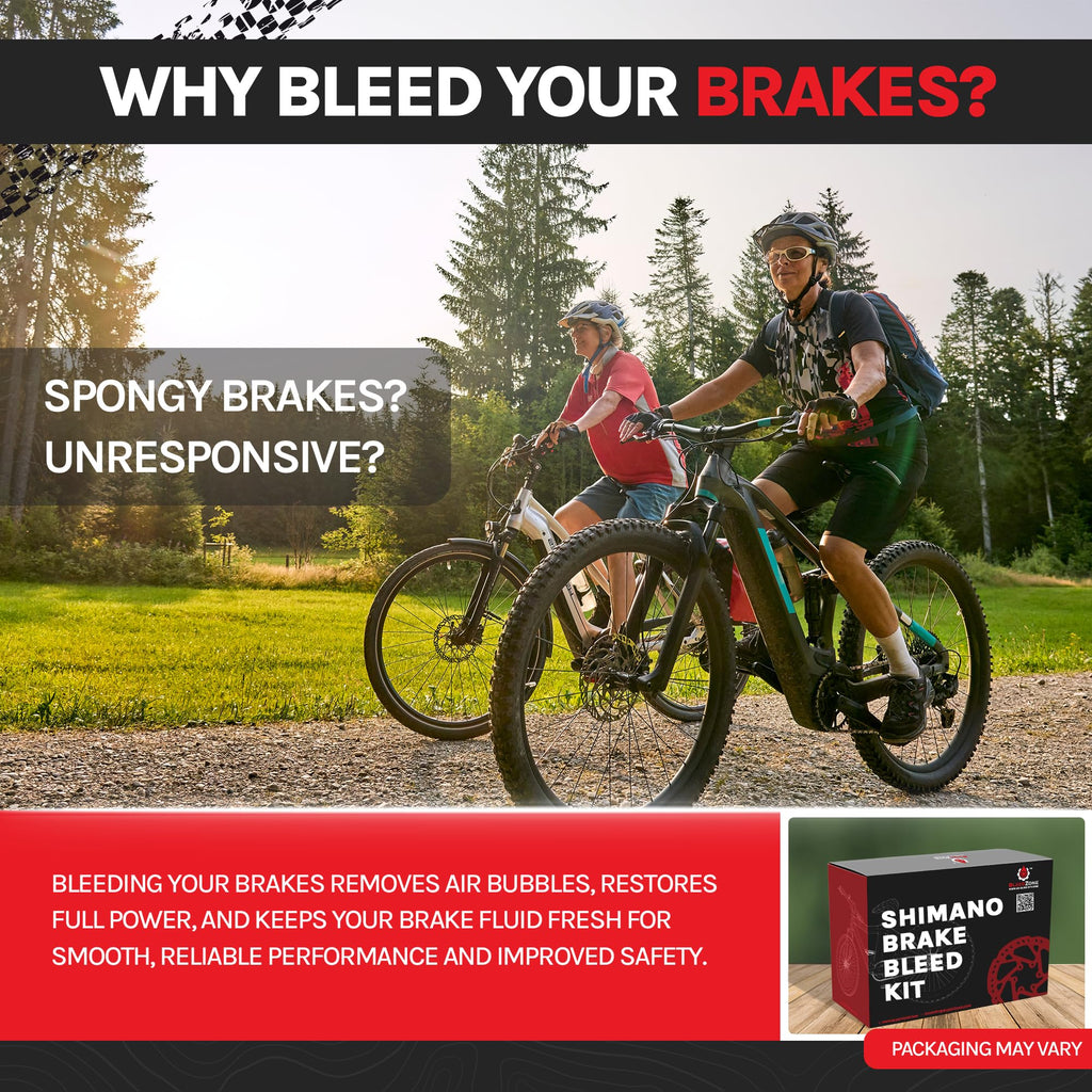 Bleed Kit For Shimano Hydraulic Mountain Bike Brakes With 60Ml Mineral Oil