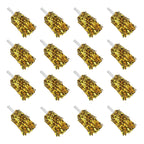 Ppxmeeudc 16Pcs Cheerleading Pom Poms Metallic Foil Plastic Pom Poms With Baton Handle For Game Sports Squads Dancing Party Foot