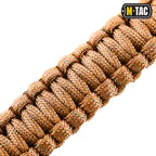 M-Tac Survival Paracord Bracelet - 12  Ft Emergency Rope With Compass & Whistle - Tactical Cord For Camping, Hiking, Edc (Orange