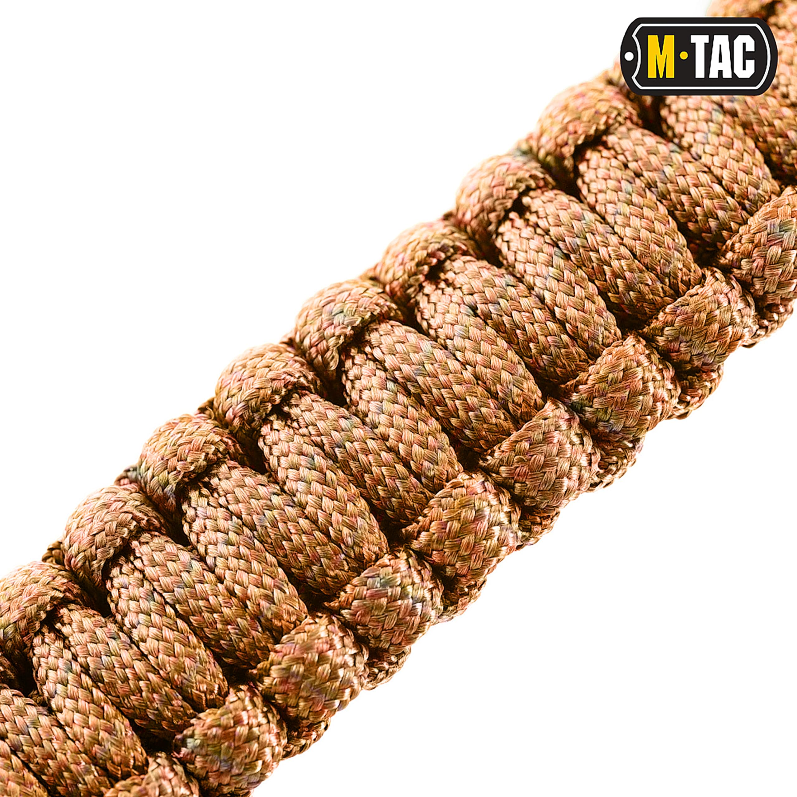 M-Tac Survival Paracord Bracelet - 12  Ft Emergency Rope With Compass & Whistle - Tactical Cord For Camping, Hiking, Edc (Orange