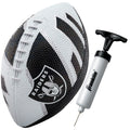 Franklin Sports NFL Las Vegas Raiders Football - Youth Football - Mini 8.5 Rubber Ball - Perfect for Kids - Team Logos and Color