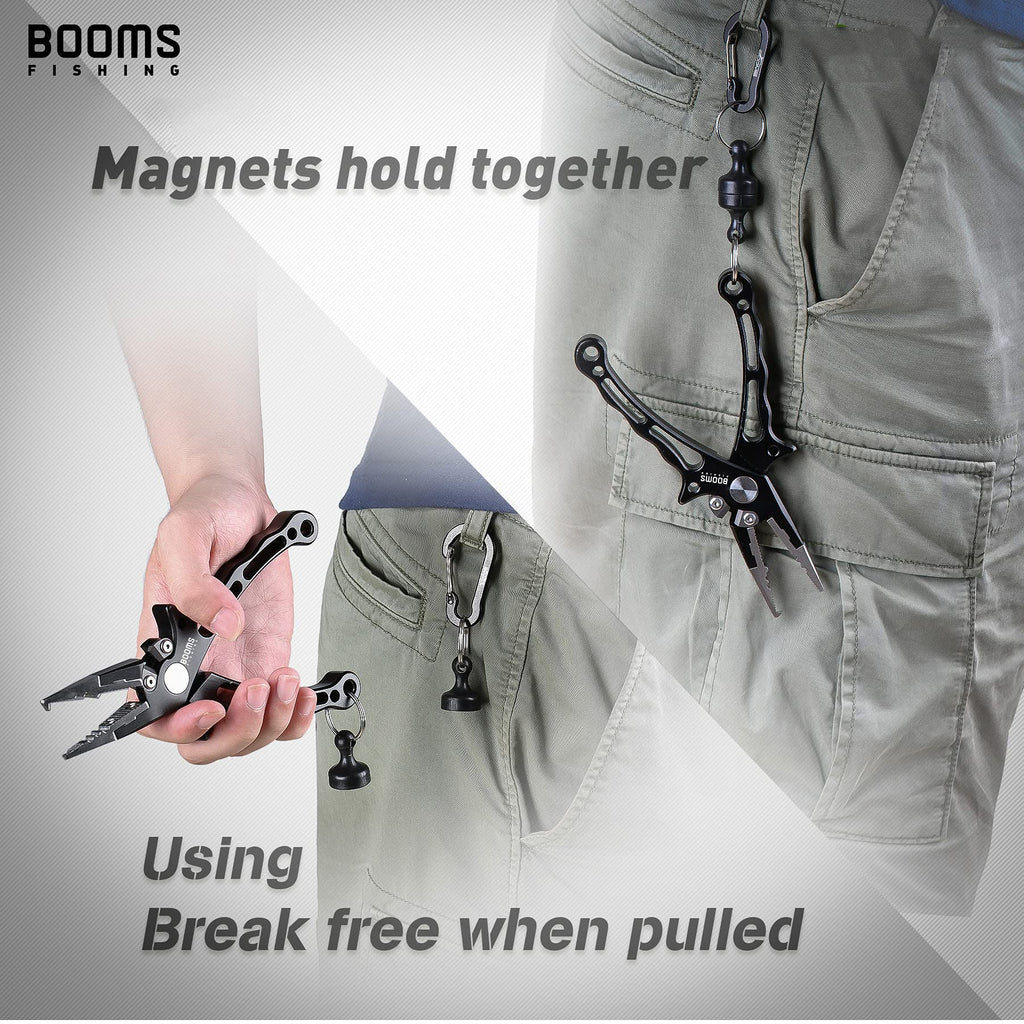 Booms Fishing Mrc Magnetic Net Release For Fly Fishing, Magnetic Quick Release Keychain, Fly Fishing Net Holder With Carabiner,