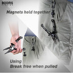 Booms Fishing Mrc Magnetic Net Release For Fly Fishing, Magnetic Quick Release Keychain, Fly Fishing Net Holder With Carabiner,