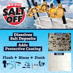 Star Brite Salt Off Concentrate Kit - Ultimate Boat Salt Remover & Marine Engine Flush - 32 Oz. With Applicator - Perfect For Ou