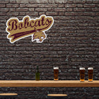Rico Industries Ncaa Texas State Bobcats Distressed Shape Cut Pennant - Home And Living Room D  Cor - Soft Felt Ez To Hang