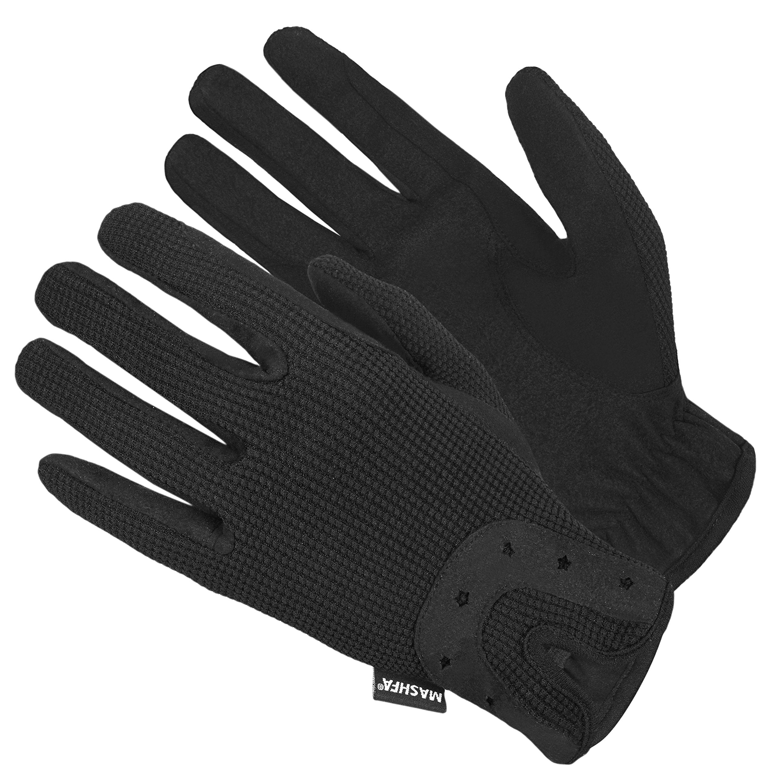Mashfa Ladies Women Horse Equestrian Mitts Gloves