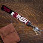 Rico Industries Nba Basketball Miami Heat Wrist Lanyard Key Chain, Cute Wristlet Strap Keychain Holder For Women Men Car Keys Id